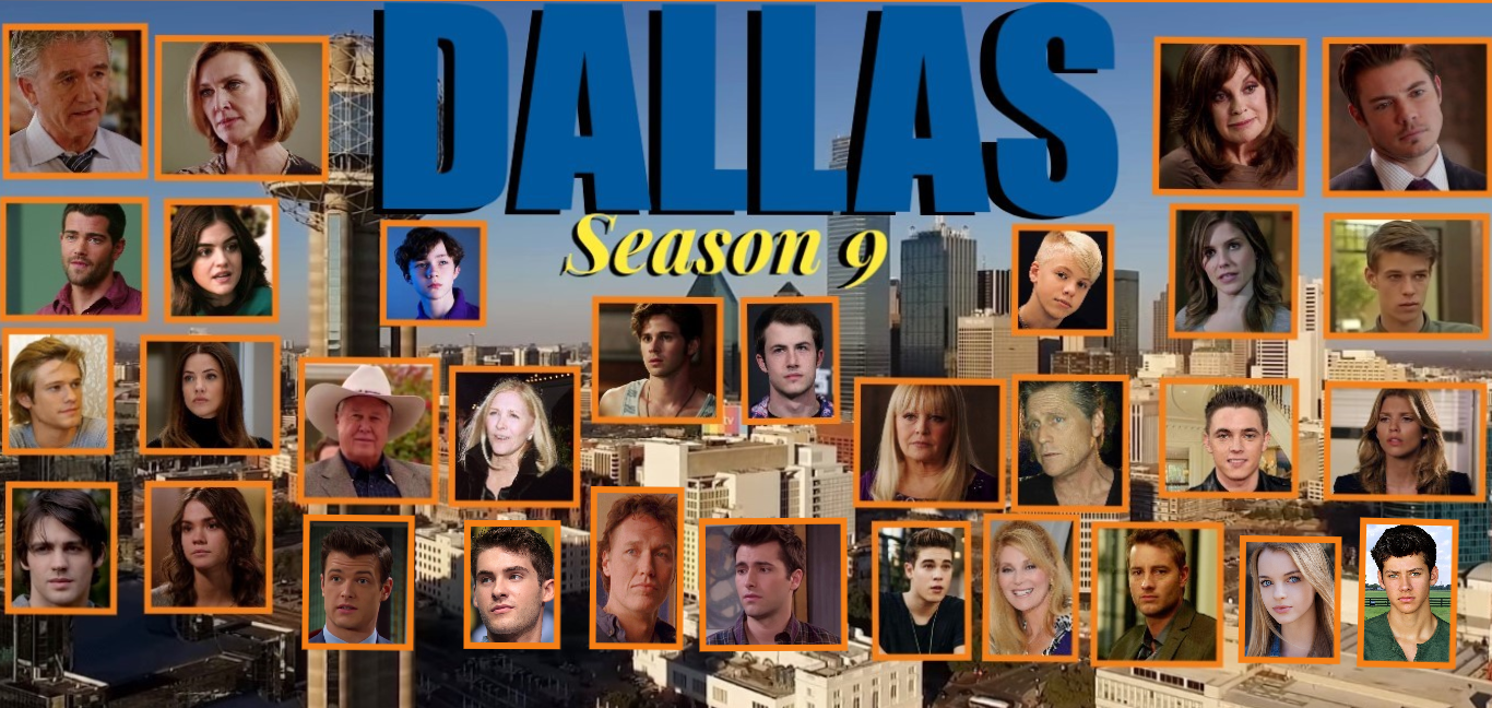 Dallas season 9 collage